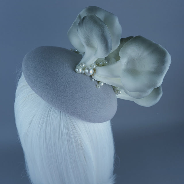 "Fungi" Grey Oyster Mushroom & Pearl Vegetable Food Hat