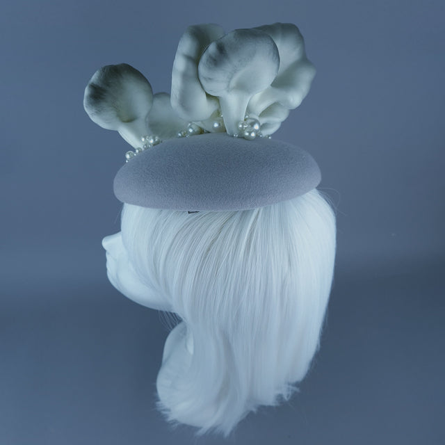 "Fungi" Grey Oyster Mushroom & Pearl Vegetable Food Hat