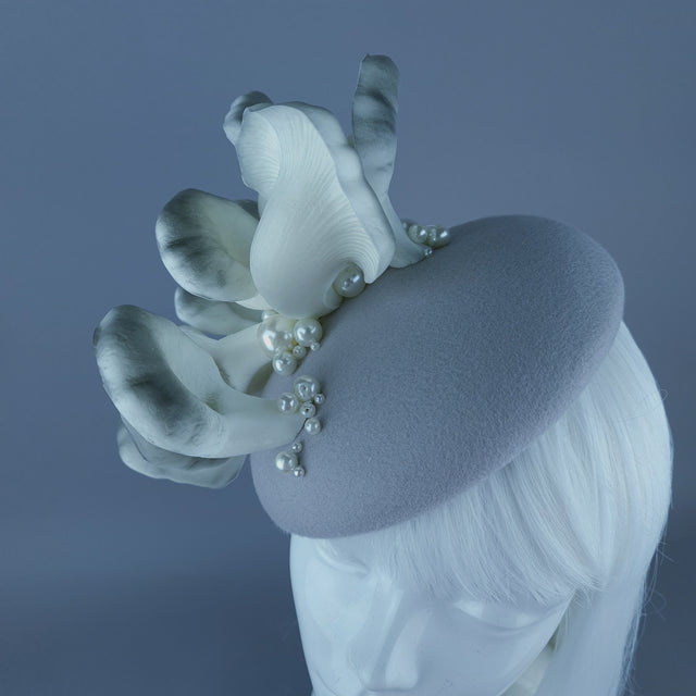 "Fungi" Grey Oyster Mushroom & Pearl Vegetable Food Hat