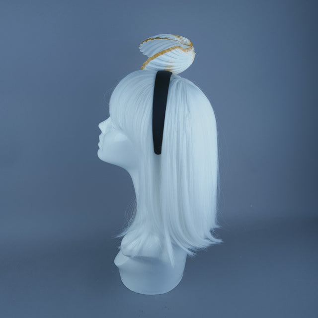 "Treasure" Oyster & Pearl Headband