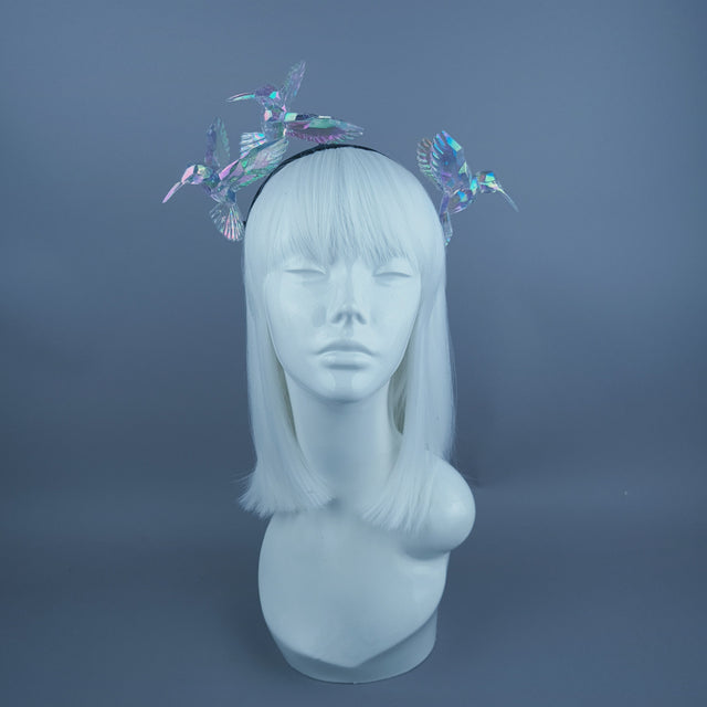 "Bellamy" Rainbow Hummingbirds Headband