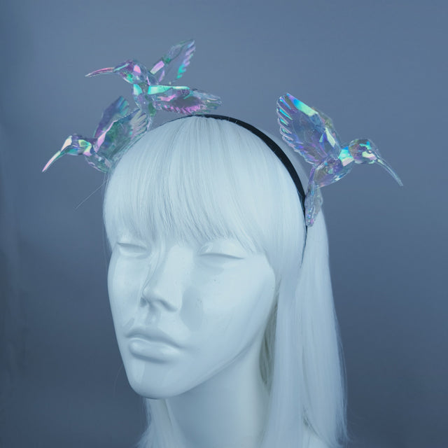 "Bellamy" Rainbow Hummingbirds Headband