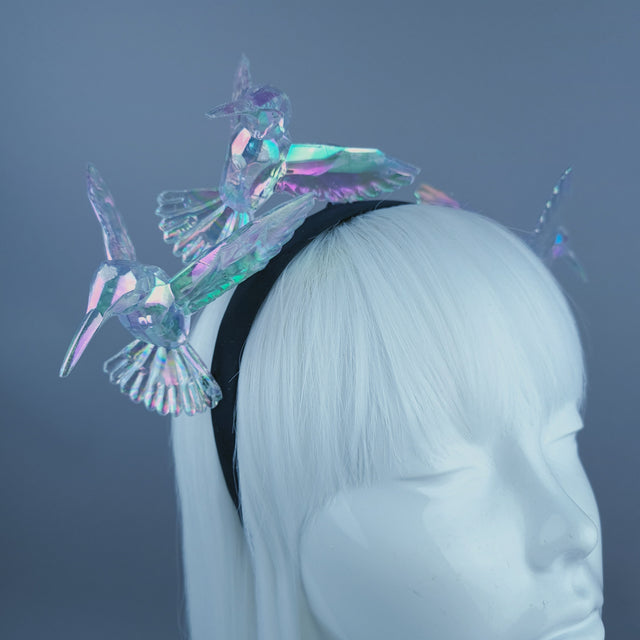 "Bellamy" Rainbow Hummingbirds Headband