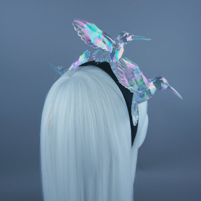 "Bellamy" Rainbow Hummingbirds Headband