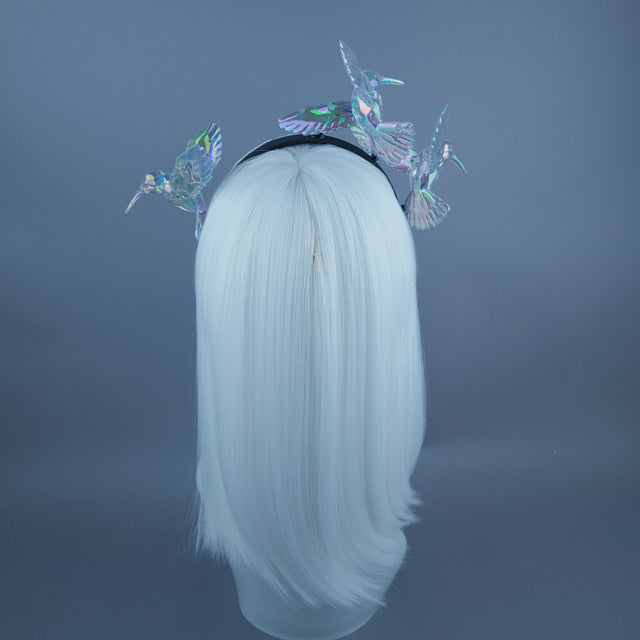 "Bellamy" Rainbow Hummingbirds Headband