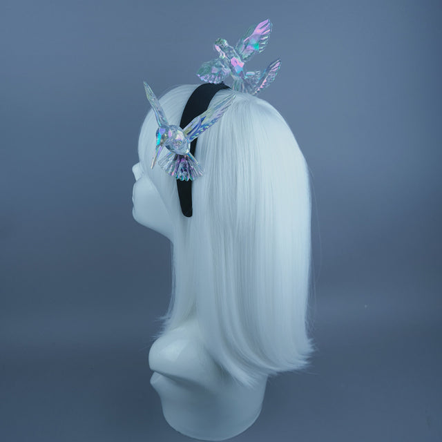 "Bellamy" Rainbow Hummingbirds Headband