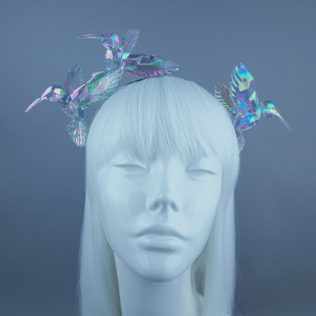 "Bellamy" Rainbow Hummingbirds Headband