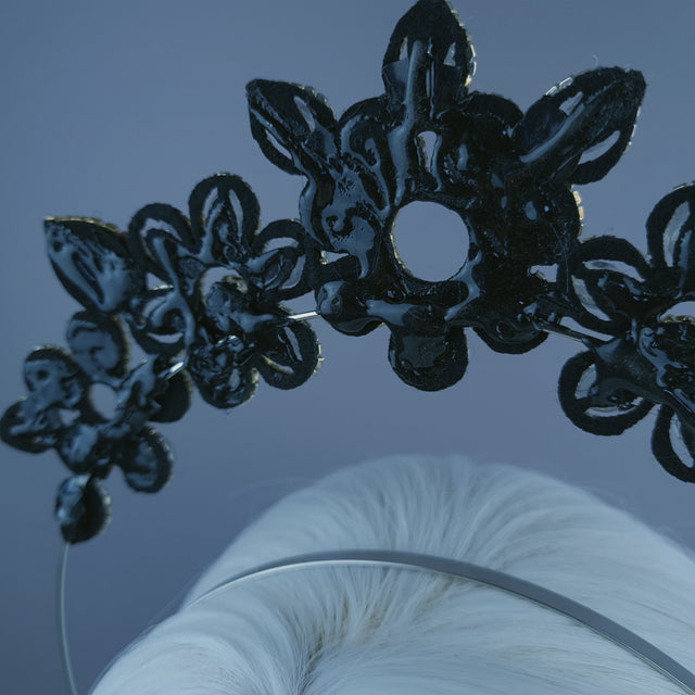 Clear/Silver Diamante Jewel Halo A1