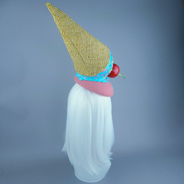 "Whoops!" Giant Ice-cream & Cherry Food Hat