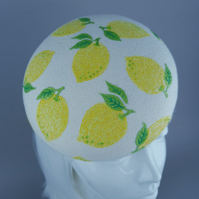 "When Life Gives You Lemons" Fruit Food Fascinator Hat