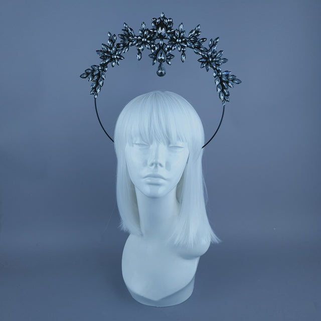 Grey Diamante Jewel Halo A11