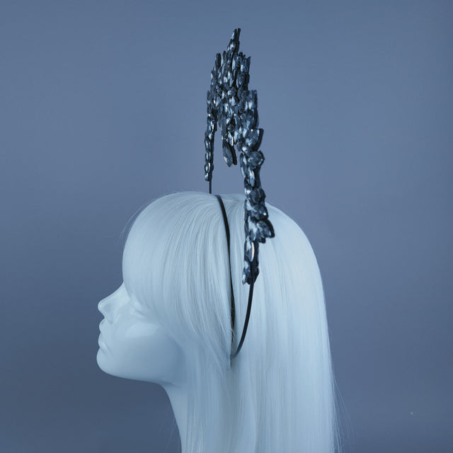 Grey Diamante Jewel Halo A11