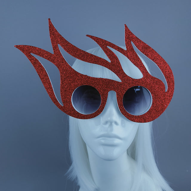 "Ignite" Red Flame Sunglasses