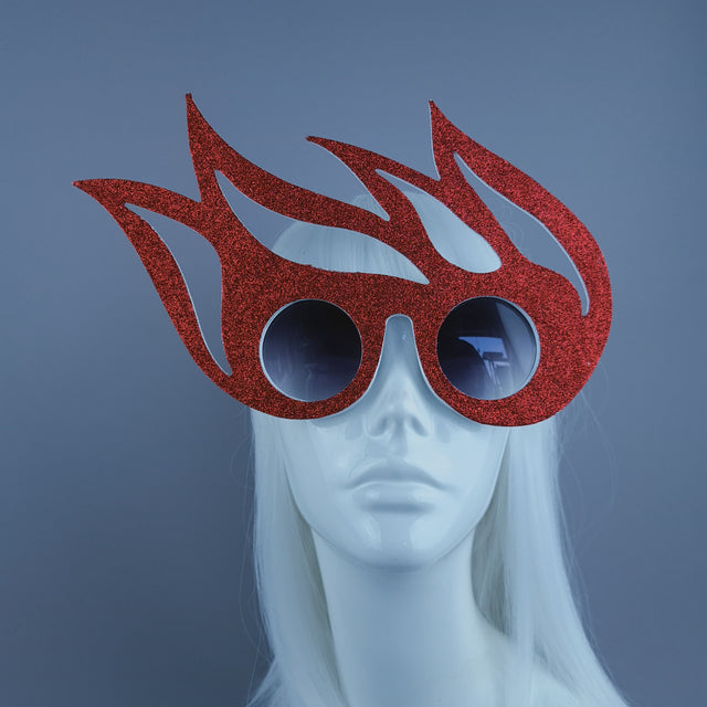 "Ignite" Red Flame Sunglasses