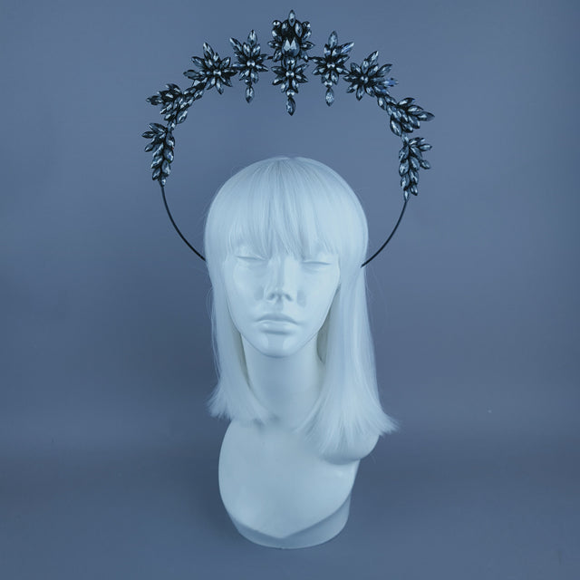 Grey Diamante Jewel Halo A9