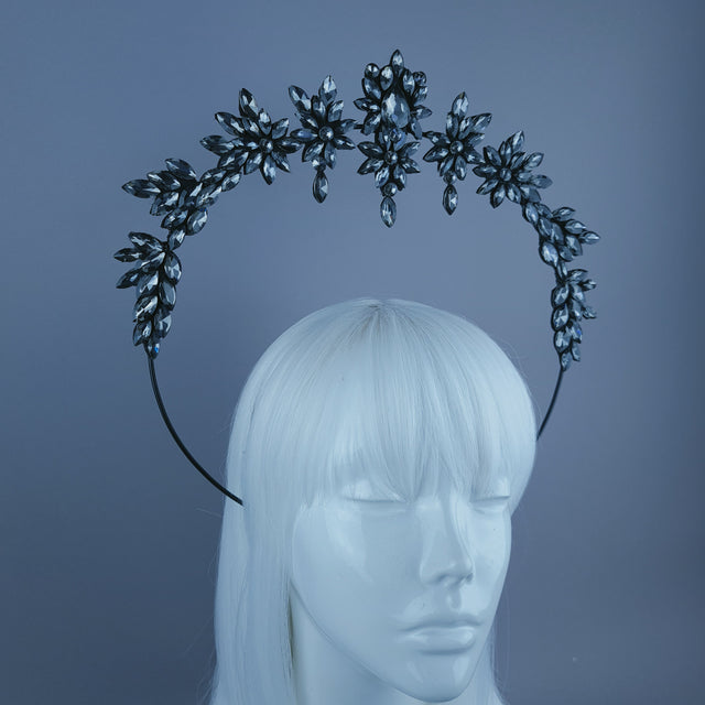 Grey Diamante Jewel Halo A9