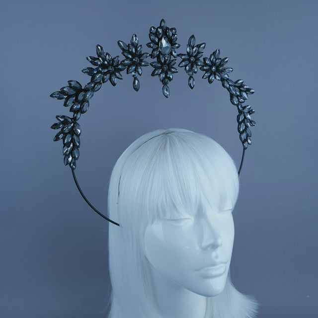 Grey Diamante Jewel Halo A9