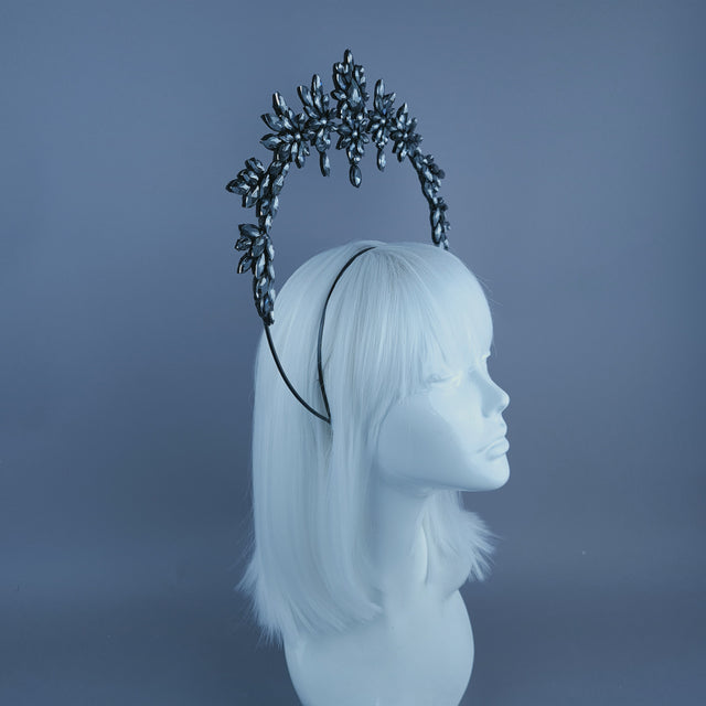 Grey Diamante Jewel Halo A9