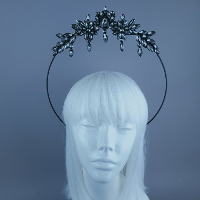 Grey Diamante Jewel Halo A6