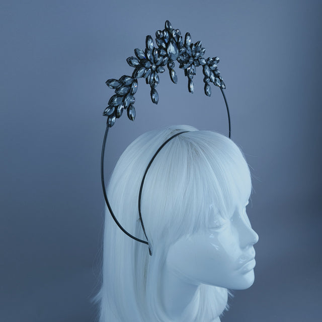 Grey Diamante Jewel Halo A6