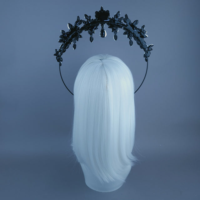 Clear/Silver Diamante Jewel Halo A5