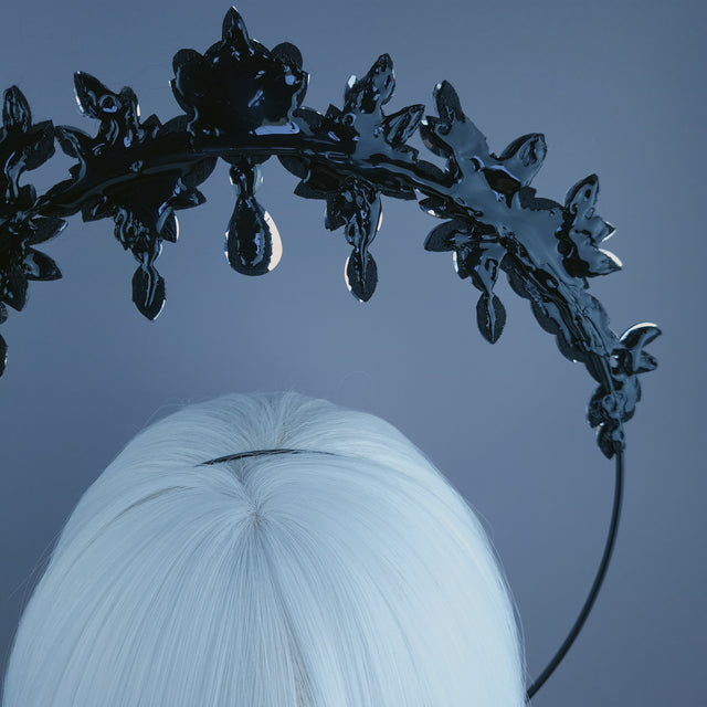 Clear/Silver Diamante Jewel Halo A5