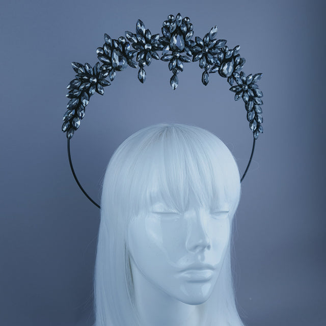 Grey Diamante Jewel Halo A3