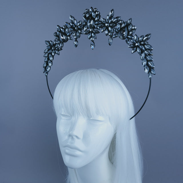 Grey Diamante Jewel Halo A3