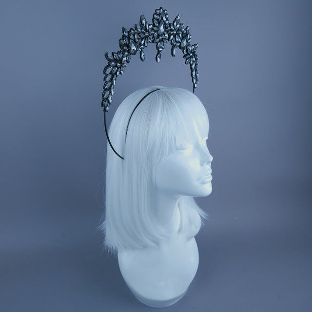 Grey Diamante Jewel Halo A3