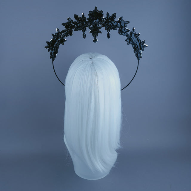 Clear/Silver Diamante Jewel Halo A2