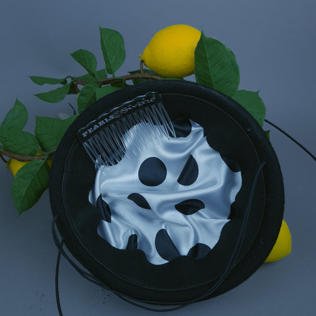 "Amarillo 2" Lemon & Bee Fascinator Hat