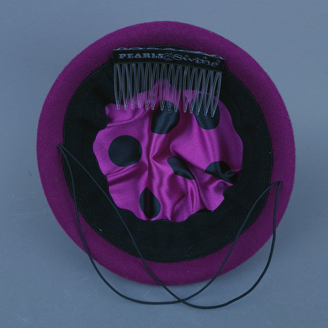 "Yummie" Ice-Cream & Cherries Pink Food Fascinator Hat