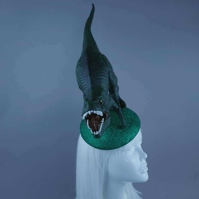 "Rexy" Dinosaur Tyrannosaurus Rex Fascinator Hat