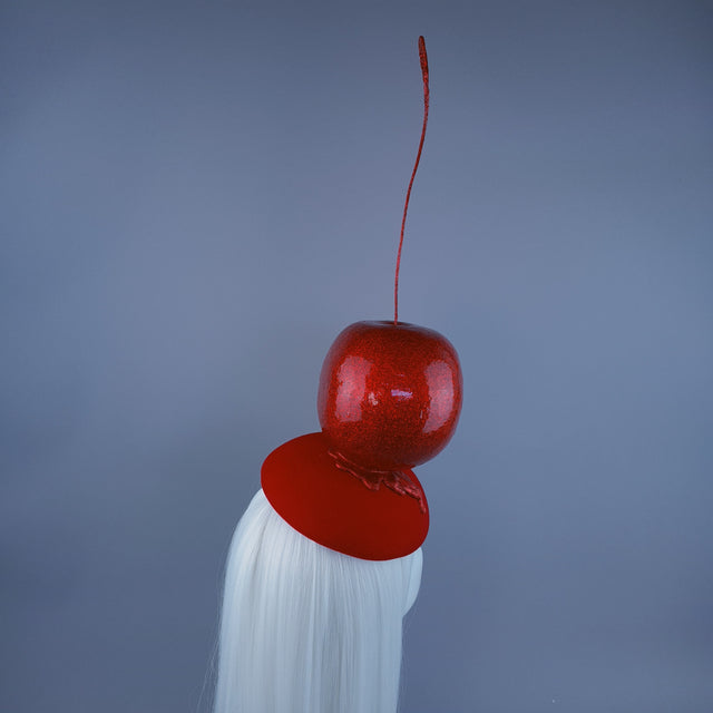 "Morello" Giant Cherry Fruit Food Fascinator Hat