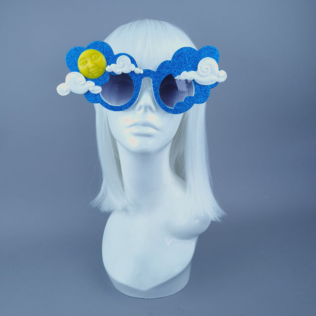 Sample: Sun & Cloud Glitter Sunglasses