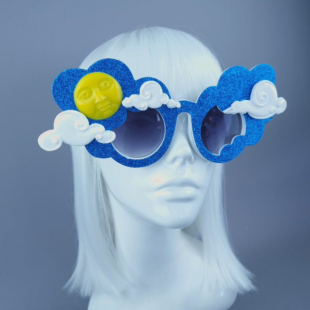 Sample: Sun & Cloud Glitter Sunglasses