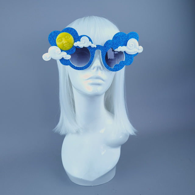 Sample: Sun & Cloud Glitter Sunglasses