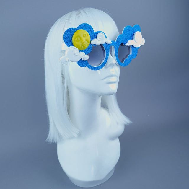 Sample: Sun & Cloud Glitter Sunglasses