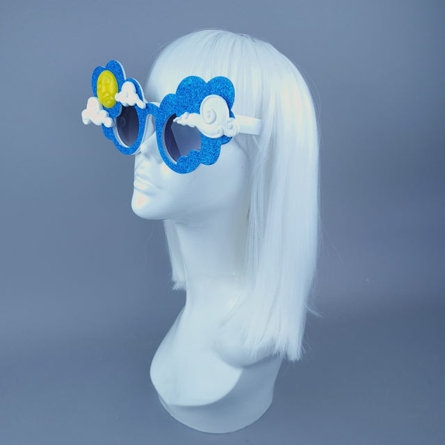 Sample: Sun & Cloud Glitter Sunglasses