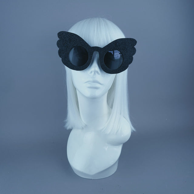 Sample: Black Glitter Sunglasses