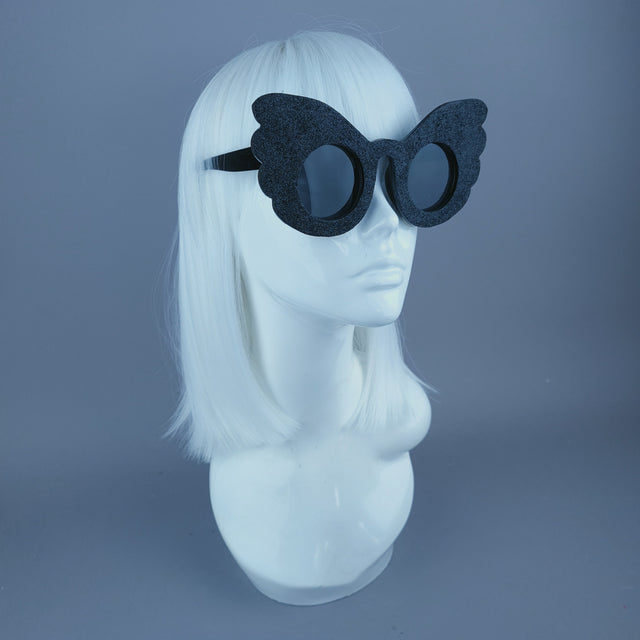 Sample: Black Glitter Sunglasses