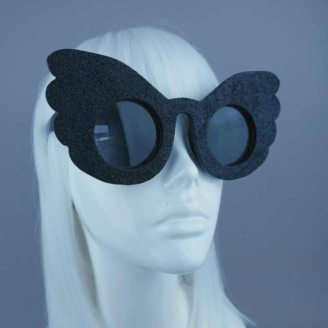 Sample: Black Glitter Sunglasses