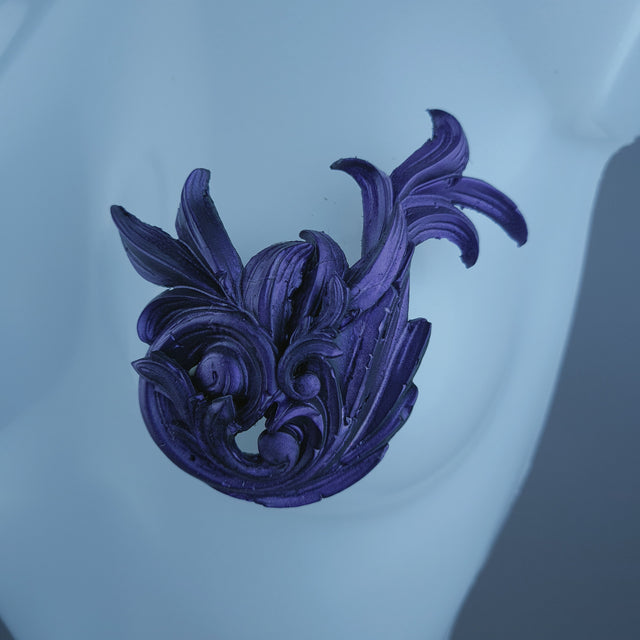 "Elqenna" Purple Filigree Nipple Pasties