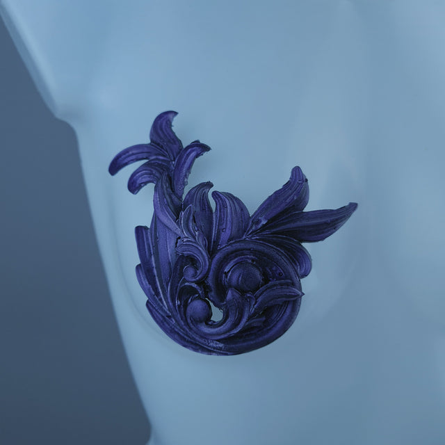 "Elqenna" Purple Filigree Nipple Pasties