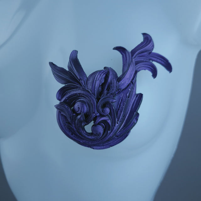 "Elqenna" Purple Filigree Nipple Pasties