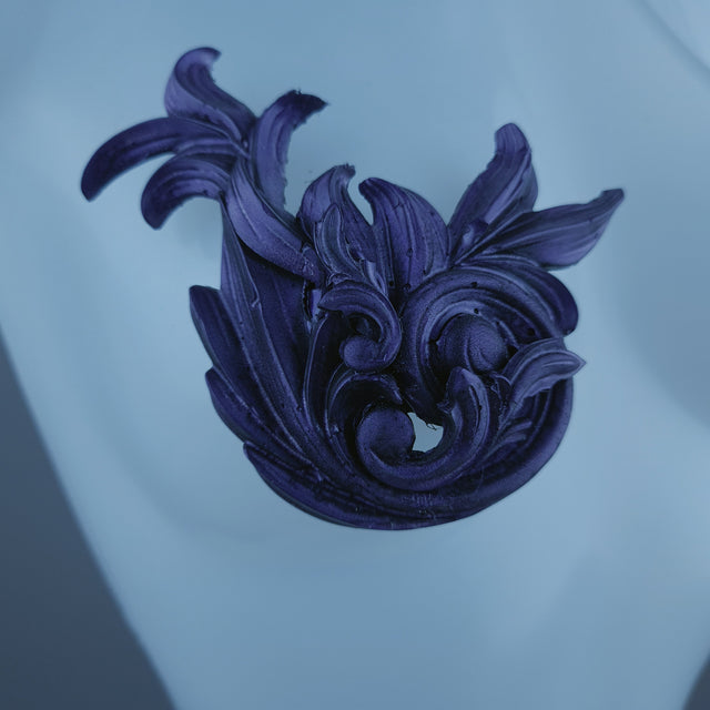 "Elqenna" Purple Filigree Nipple Pasties