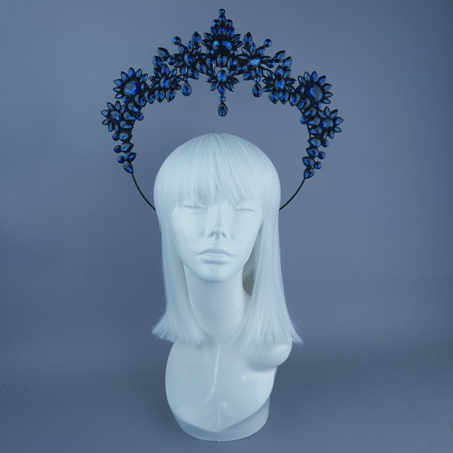 Blue Jewel Halo Headdress
