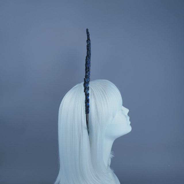Blue Jewel Halo Headdress