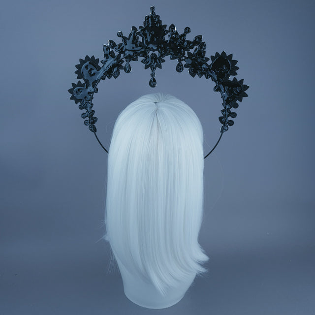 Blue Jewel Halo Headdress