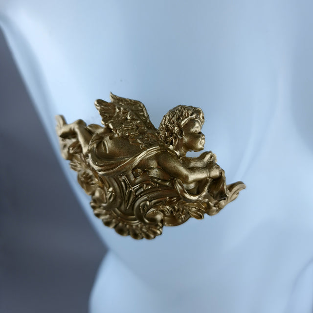 "Divina" Gold Filigree & Cherub Nipple Pasties